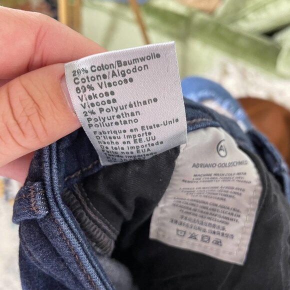 AG Adriano Goldschmied The Leggings Size 27 Super Skinny Jeans Dark Wash - Picture 10 of 11